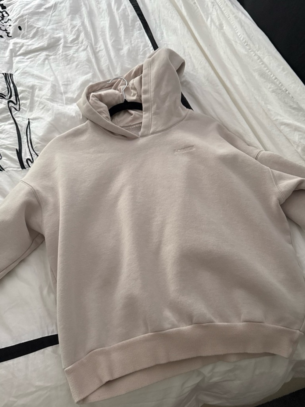 Lounge Classic Women's Hoodie Sweater in Light Beige